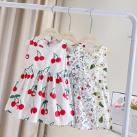 childrens dress summer 2022 girls cotton floral skirt girl baby vest dress summer girl princess dress