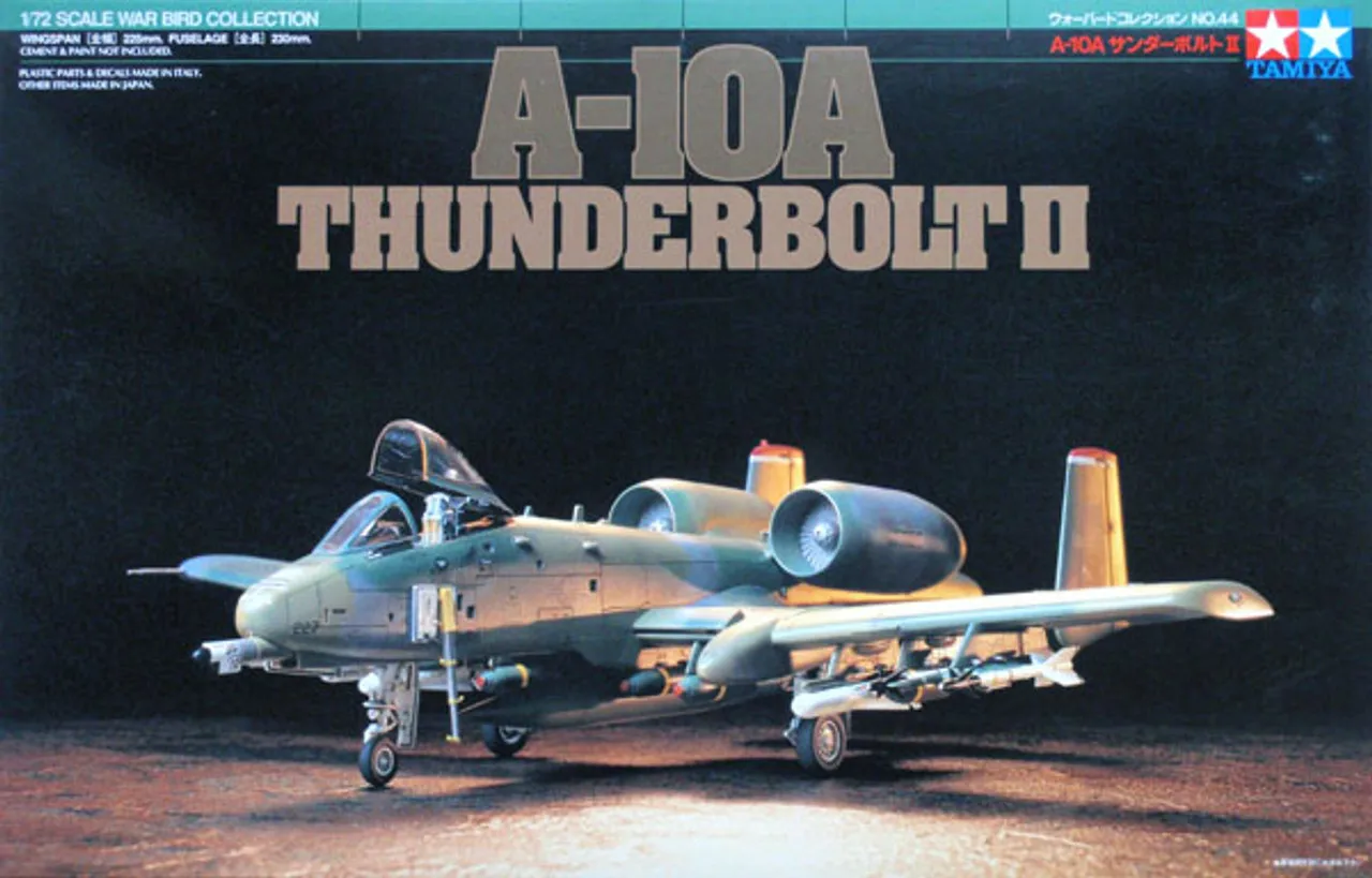 

Tamiya 60744 масштаб 1/72 модель самолета комплект USAF A-10 Thunderbolt II Warthog