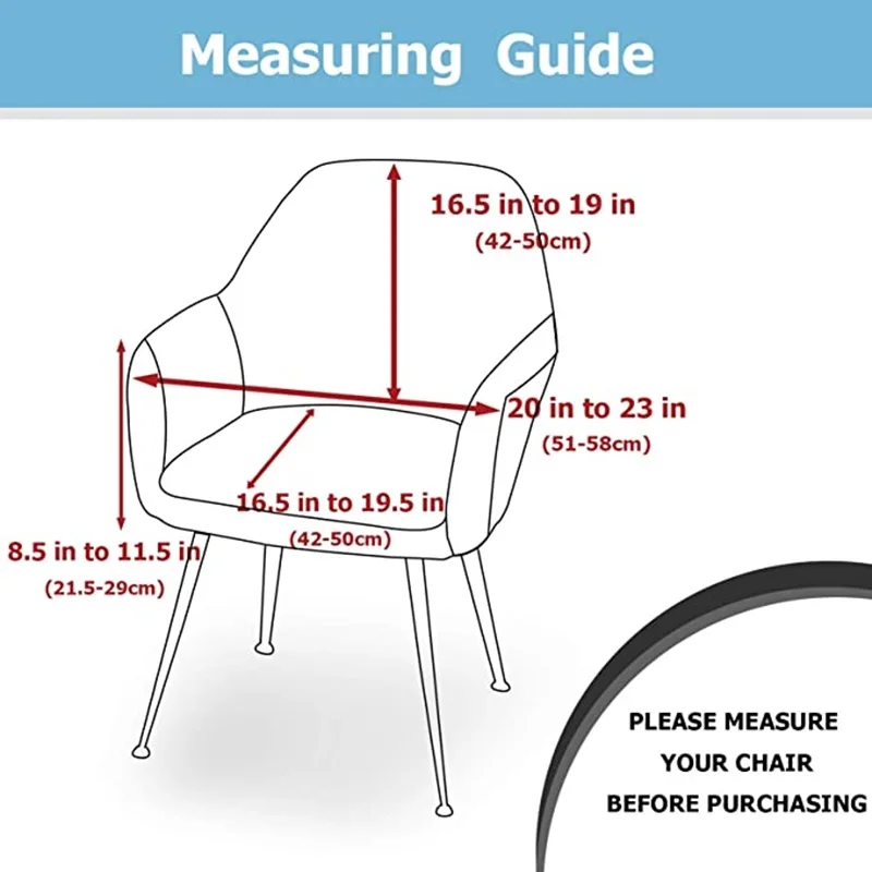 1/6pc Polar Fleece High Dresser Arm Chair Cover Elastic Stretch Dining Chairs Office Study Slipcover House De Chaise |