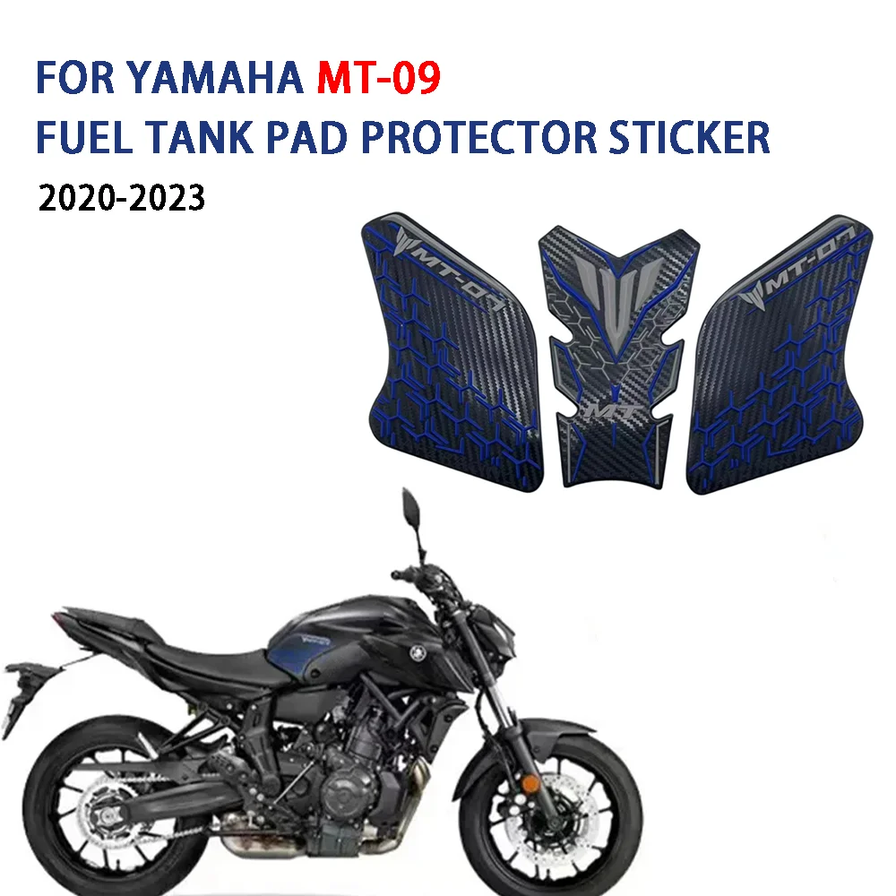 

Pegatina protectora para tanque de combustible de motocicleta, Kit de calcomanías laterales para agarre de rodilla, decoración p