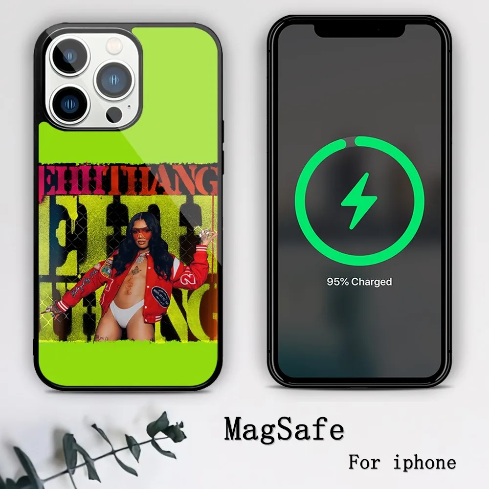 Рэпер Glorilla Ehhthang Чехол для телефона iPhone 11 12 13 14 15 Mini Pro XS Max X S Plus XR Магнитный чехол