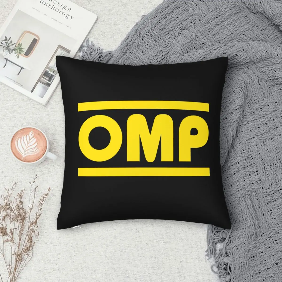 Лучший Omp Racing Accessori Kart E Rally Logo диванная Подушка Наволочка моющаяся наволочка с