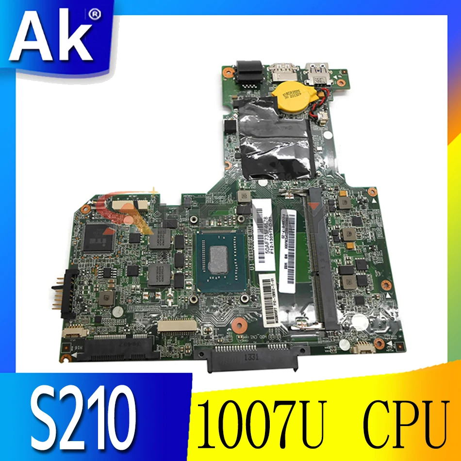 

Laptop motherboard For LENOVO Ideapad S210 Mainboard 90003169 BM5290 1007U CPU