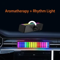 car aromatherapy rhythm light atmosphere light rgb colorful aromatherapy music rhythm pickup strip lights car atmosphere lamp