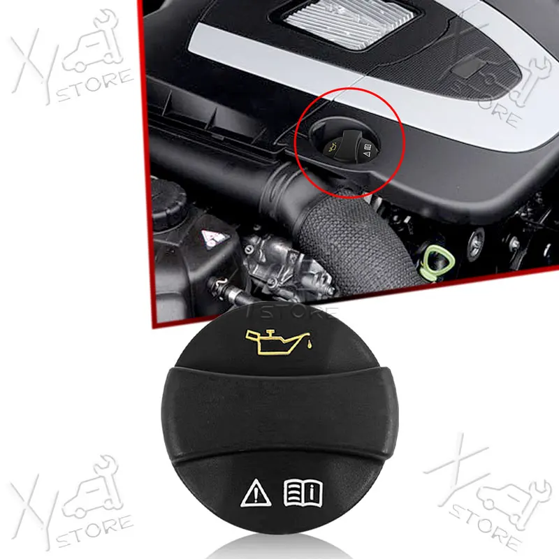 Фото Крышка маслозаливной горловины Hansbet для Mercedes W116 W123 W124 R126 W140 W163 W164 R170 W201 W202 W203 W204 W210 W211 W220 W221 №4