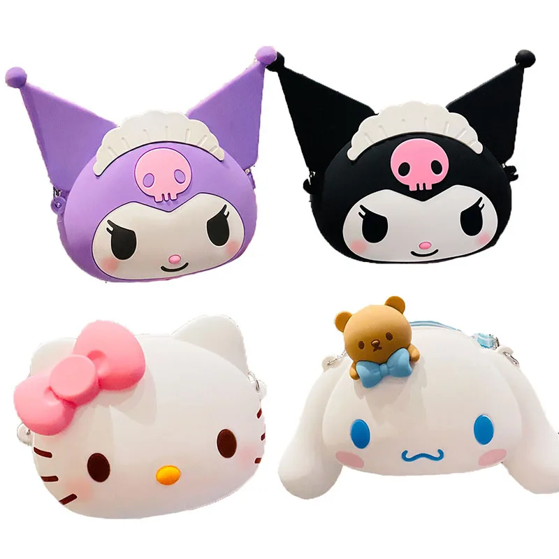 

Kawaii Cute Anime Cartoon Doll Backpack Kuromi Cinnamorol Kitty Cosplay Kids Bag Christmas Birthday Gift