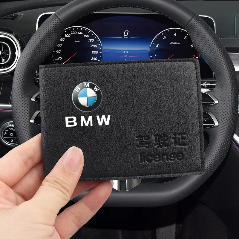 Водительская Лицензия 2 в 1 Кожаная фотосессия для BMW X1 X2 X3 X5 X4 X6 X7 G30 G20 G32 G11 G12 F40 F30 F20
