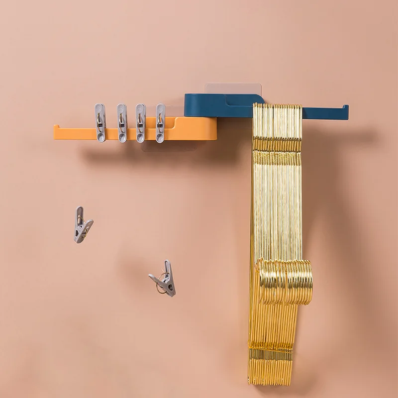 

Bathroom Kitchen Space-saving Key Bag Coat Hook Multifunctional Hanger Hook Punch-free Wall Hanging Holeless Creative Bathroom