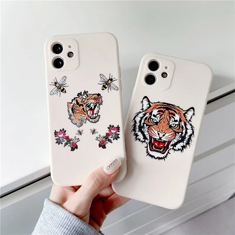 

Paris Tiger Bee Soft Case For Iphone 13 12 11 Pro Max Mini 7 8 Plus Xr X Xs Max Se 3 Phone Cover Luxury Art Trend Fundas Capa