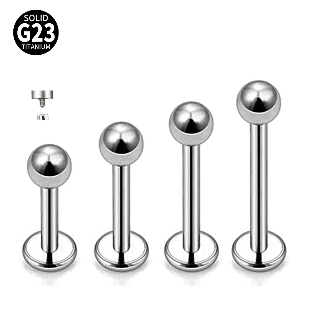 2 шт. 16GA G23 титановая внутренняя нить шаровая верхняя часть с плоской задней