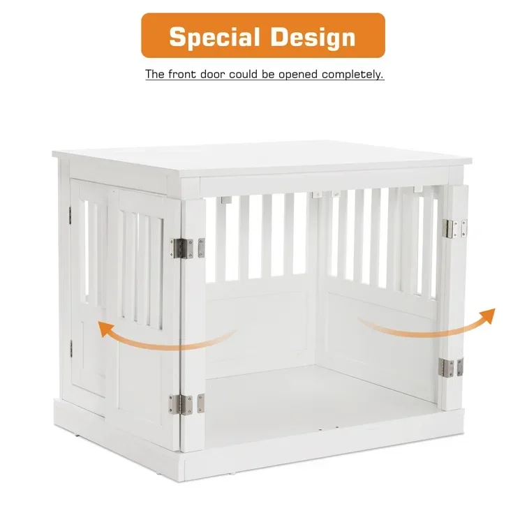 Мебель стильный ящик для собак настольная лампа с двумя дверями домик