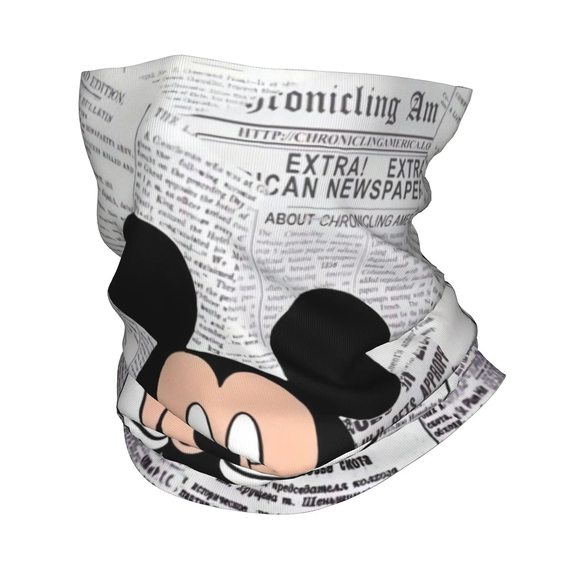 Бандана с Микки Маусом на заказ зимняя теплая повязка шею женский ветрозащитный