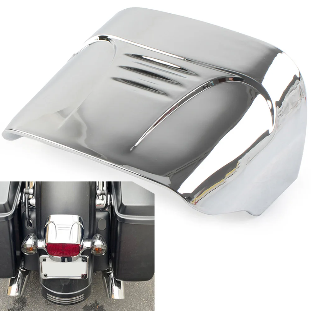 

Chrome ABS Motorcycle Tail Light Visor Cover For Harley Davidson Dyna Softail Touring Glide Road King FXRS