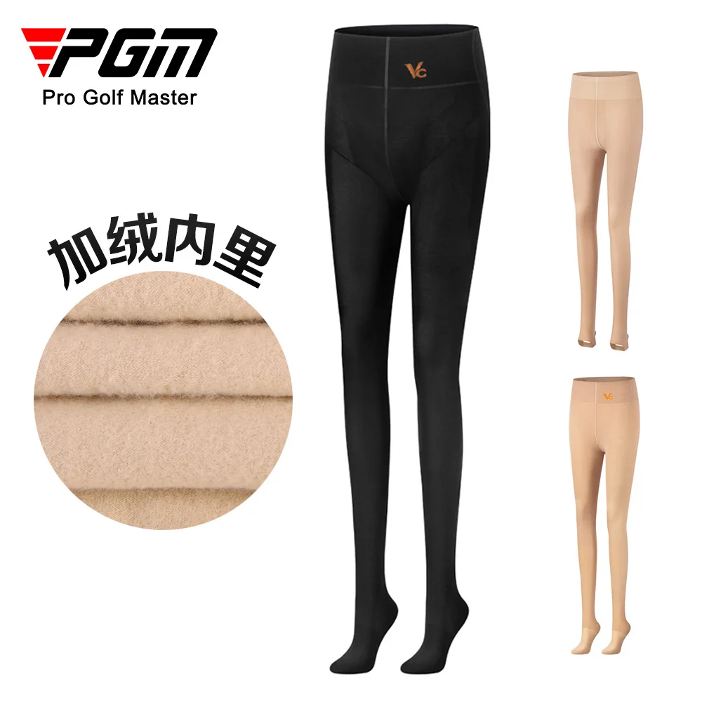 

PGM's new golf women's autumn and winter leggings are high-waisted, thin and thickened