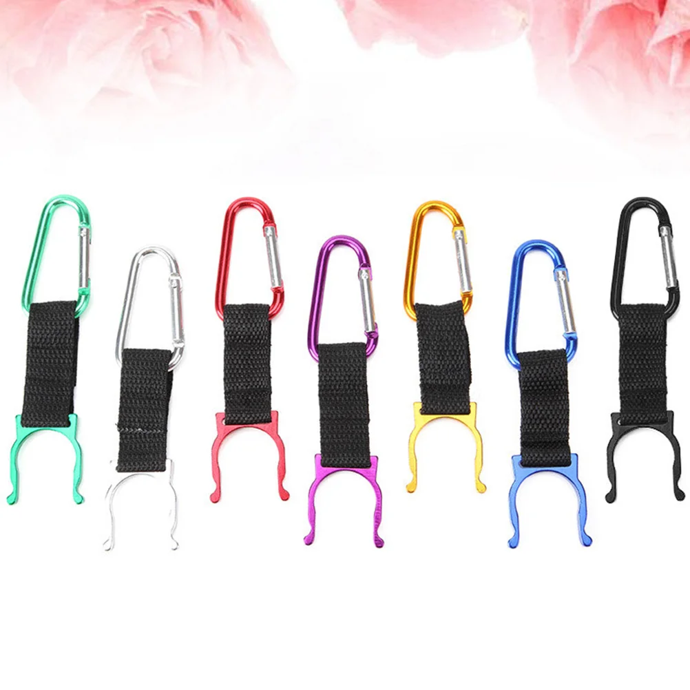 

Bottle Water Clip Holder Carabiner Buckle Topcarrierdrink Backpacking Belt Hiking Camping Backpack Carrying Mineral Portable