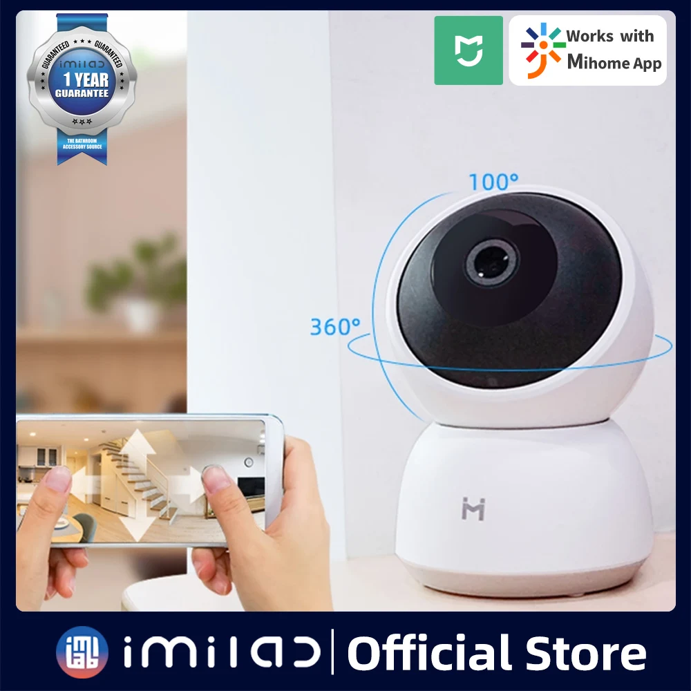 Online Mijia cámara de seguridad IP 2K para el hogar, dispositivo de vigilancia con WiFi, Monitor de bebé, H.265, versión Global