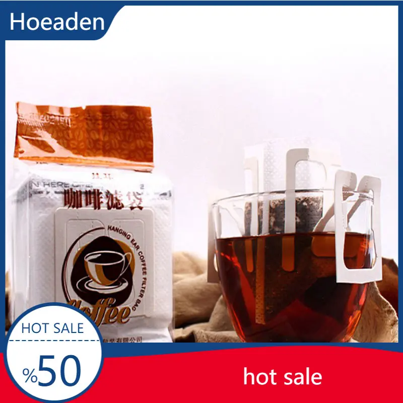 

Pack Disposable Coffee Fliter Bags Portable Hanging Ear Style Coffee Filters