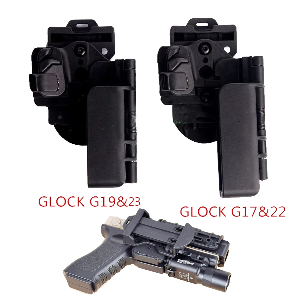 

Tactical OWB Glock 19/23 And 17/22 Holster Gun Case Hunting Glock Holster Condition 3 Carry Quick Right Hand Weapons Holder