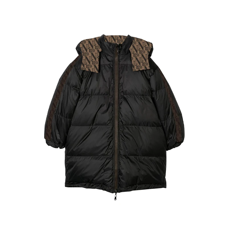 

NIGO Children Winter Clothing Printed Padded Double-sided Down Puffer Jacket Coat #nigo32375