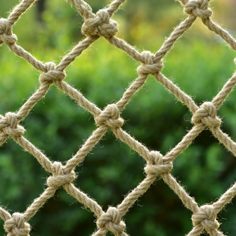 Винтажная сетчатая веревка из сизаля Ранняя сетка Детская для скалолазания