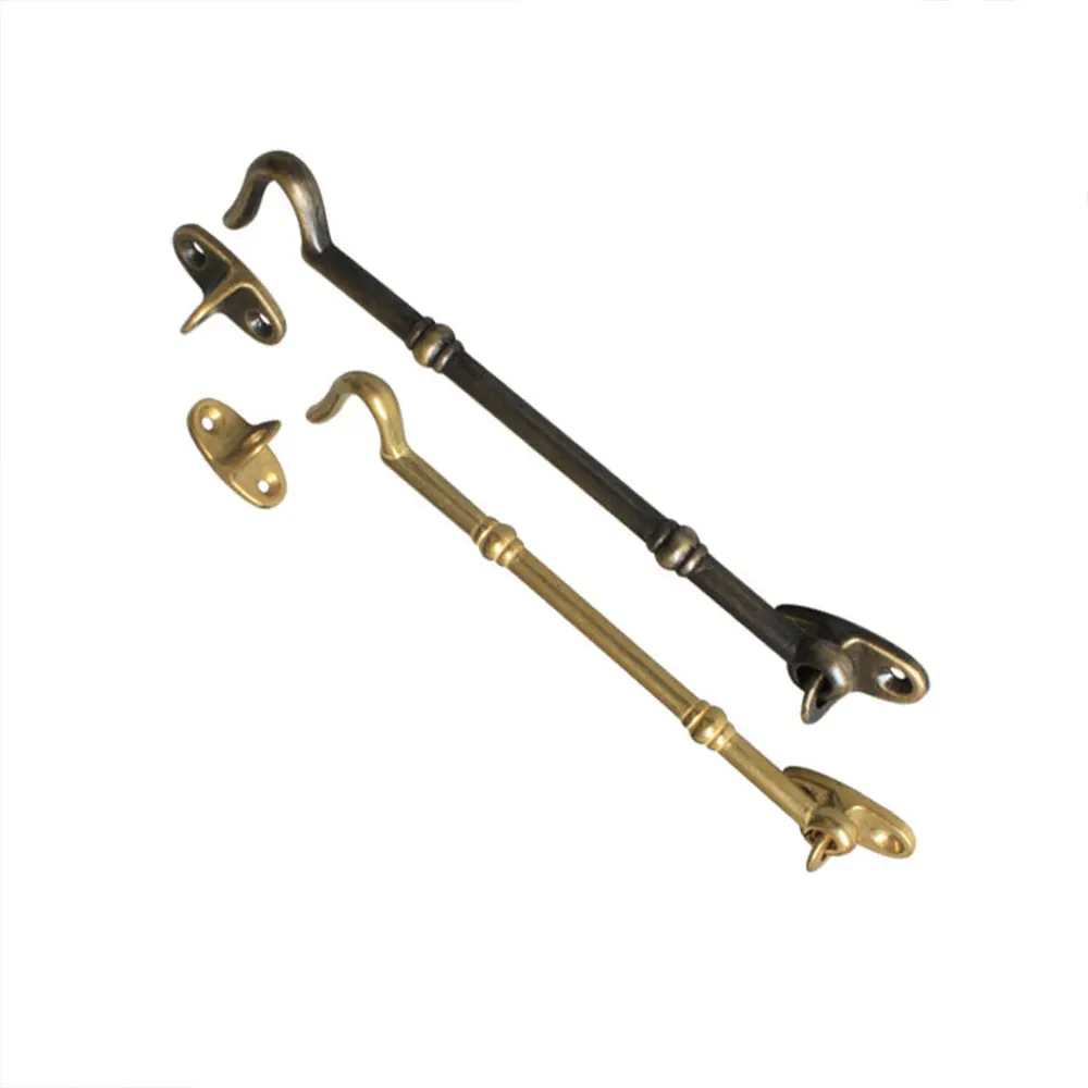 Латунный Замок для окна крючок кабины дверной навеса дверная защелка бесшумный