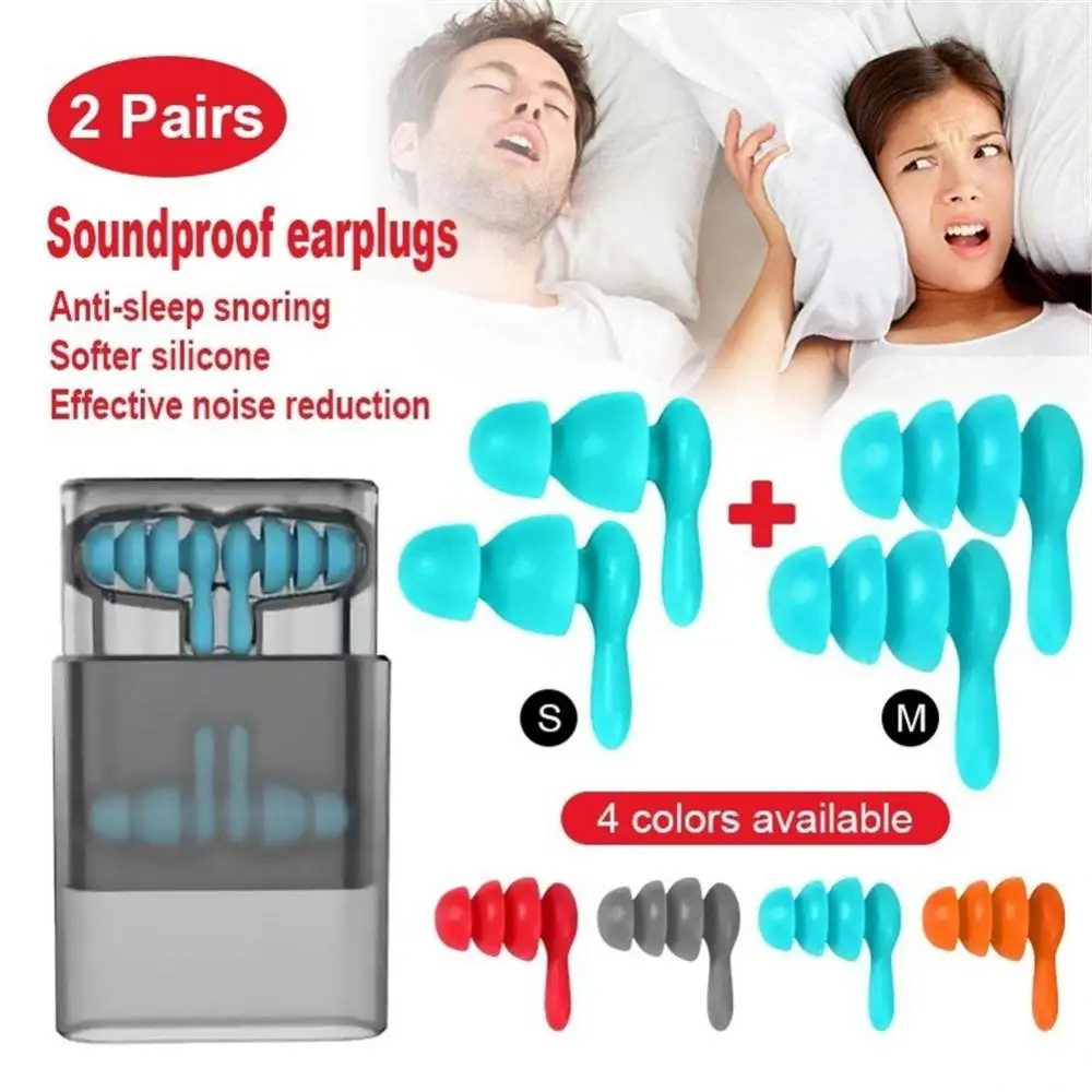 

New 1 Pairs Waterproof Swimming Silicone Swim Earplugs For Adult Swimmers Children Diving Soft Anti-Noise Ear Plug With Box