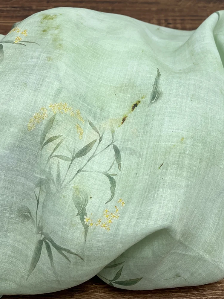 Рубашка с китайским Ретро принтом рами на весну и лето художественная Женская