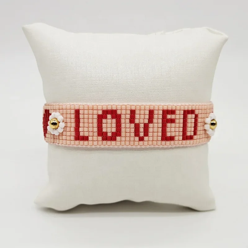 Регулируемый многослойный браслет ручной вязки