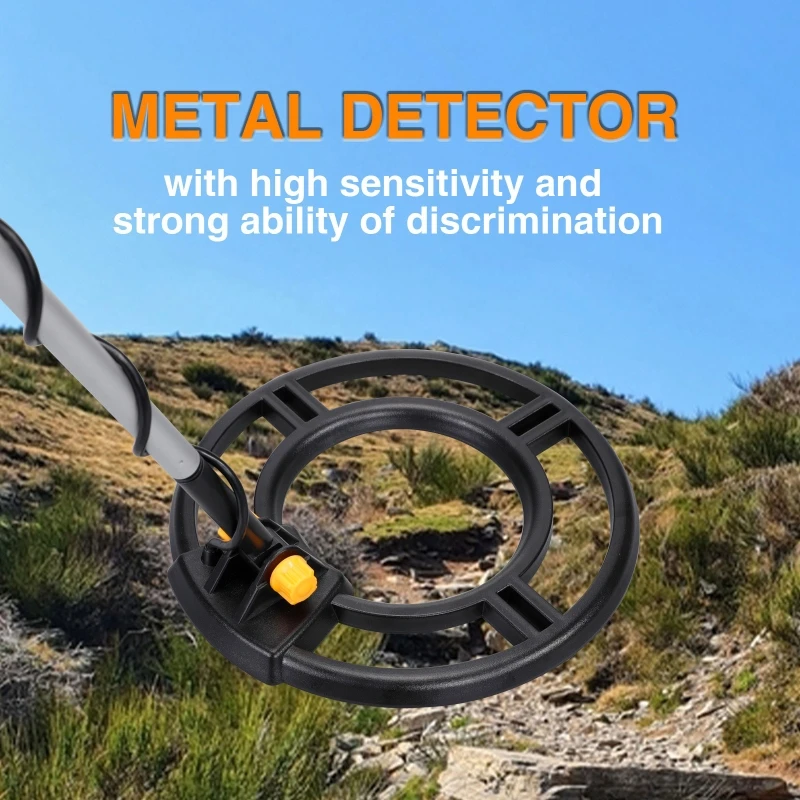 

MD940 ALL METAL & Disc Mode Metal Detector High Sensitivity Underground Metal Detecting Tool Jewelry Treasure Finder Hunter