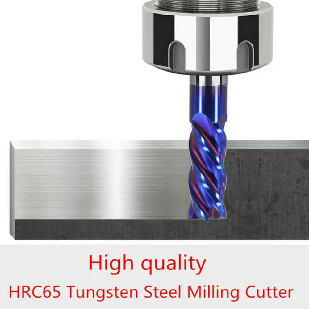 

Working Equipment Milling Cutter Cnc End Mill Machine Tool Rotary Shank Tungsten Steel 4 Flutes 4-Slot 5mm Dia