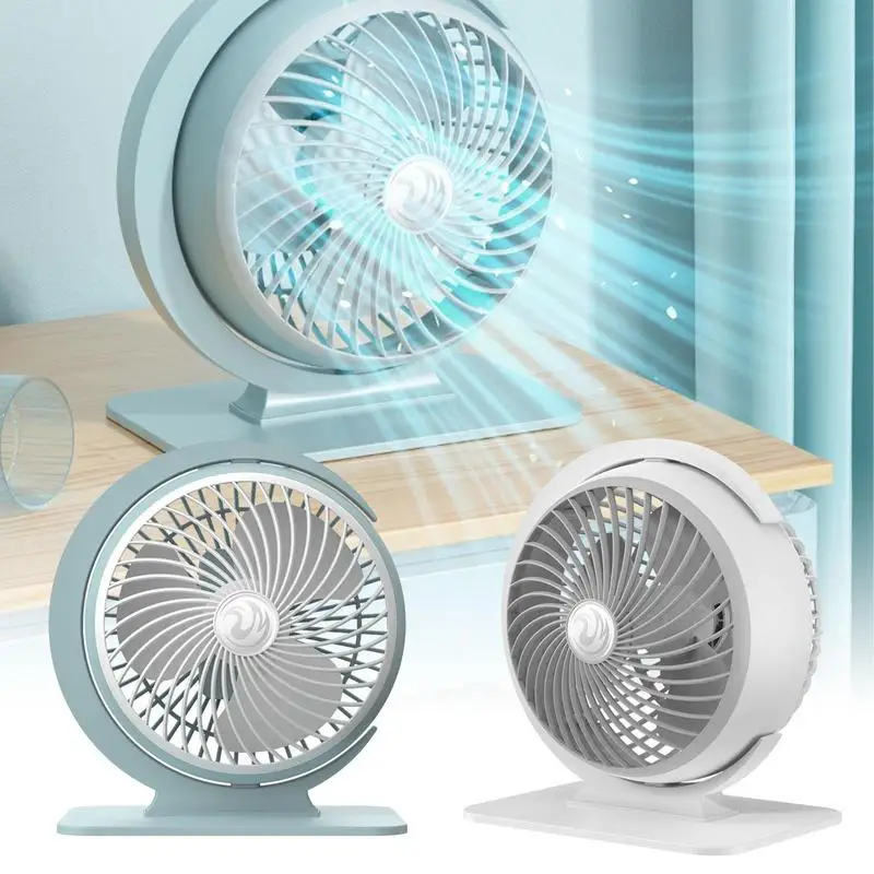 

Quiet Circulation Fan Cooling Personal Circulator Electric Table Fan Mini Air Convection Mute USB Strong Wind For Dorm Home