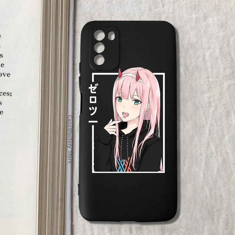 zero two phone case for poco m3 x3 pro f3 for xiaomi redmi note 10 pro 9c 9a 9 pro cartoon cover free global shipping