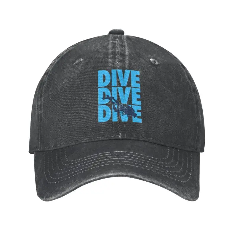 

Classic Cotton Scuba Diving Baseball Cap Women Men Custom Adjustable Adult Dad Hat Hip Hop