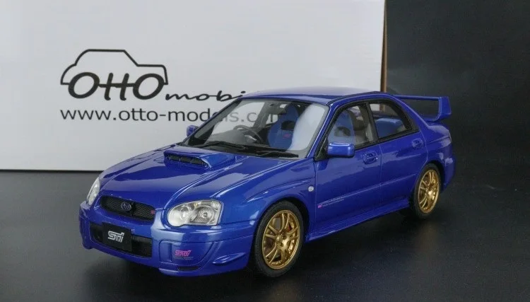 

OTTO 1:18 For Subaru Impreza Phase II WRX STi Limited Edition Resin Metal Static Car Model Toy Gift