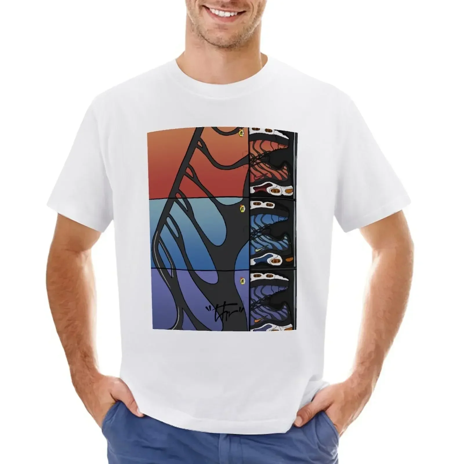 Новая модная Тяжелая горячая Распродажа Винтажная летняя уличная футболка с