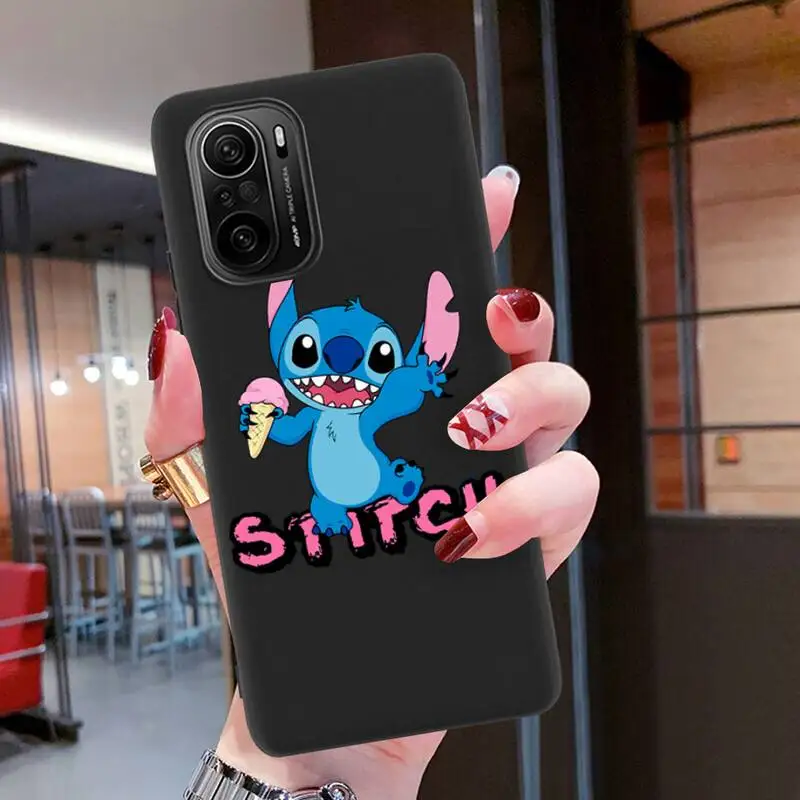 Cute Disney Lovely Cartoon Stitch Phone Case For Redmi 9A K20 K30 K40 Note 11E 11S 11 10 9 Pro Silicone Soft Cover