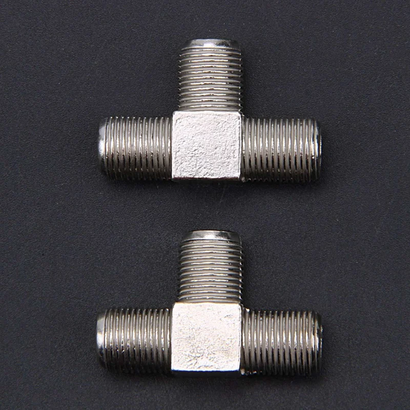

6 PCS 2-Way F-Type Combiner TV Coaxial Connectors RF Adapters Joiners