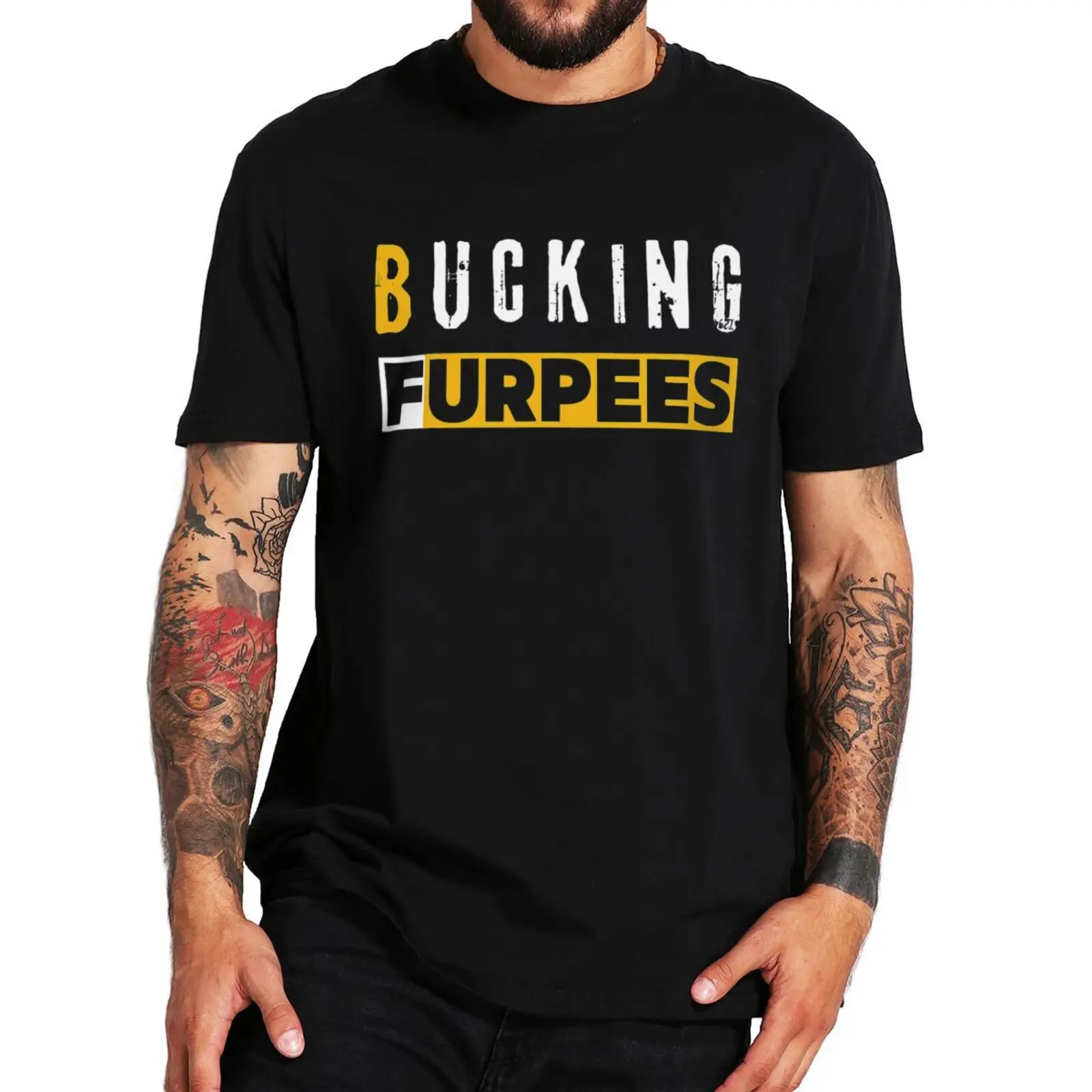 

Retro Bucking Furpees T Shirt Joke Burpees Lovers Funny Gift Men T-shirt Summer 100% Cotton Premium Soft Basic Tee Tops EU Size