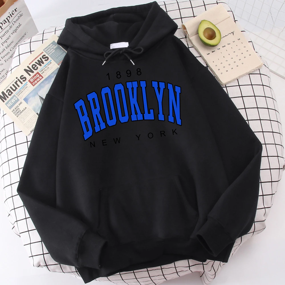 

1898 Brooklyn New York Male Clothes Classic Large Size Clothing Quality Harajuku Tracksuit Simplicity Designer Hoodies For Men