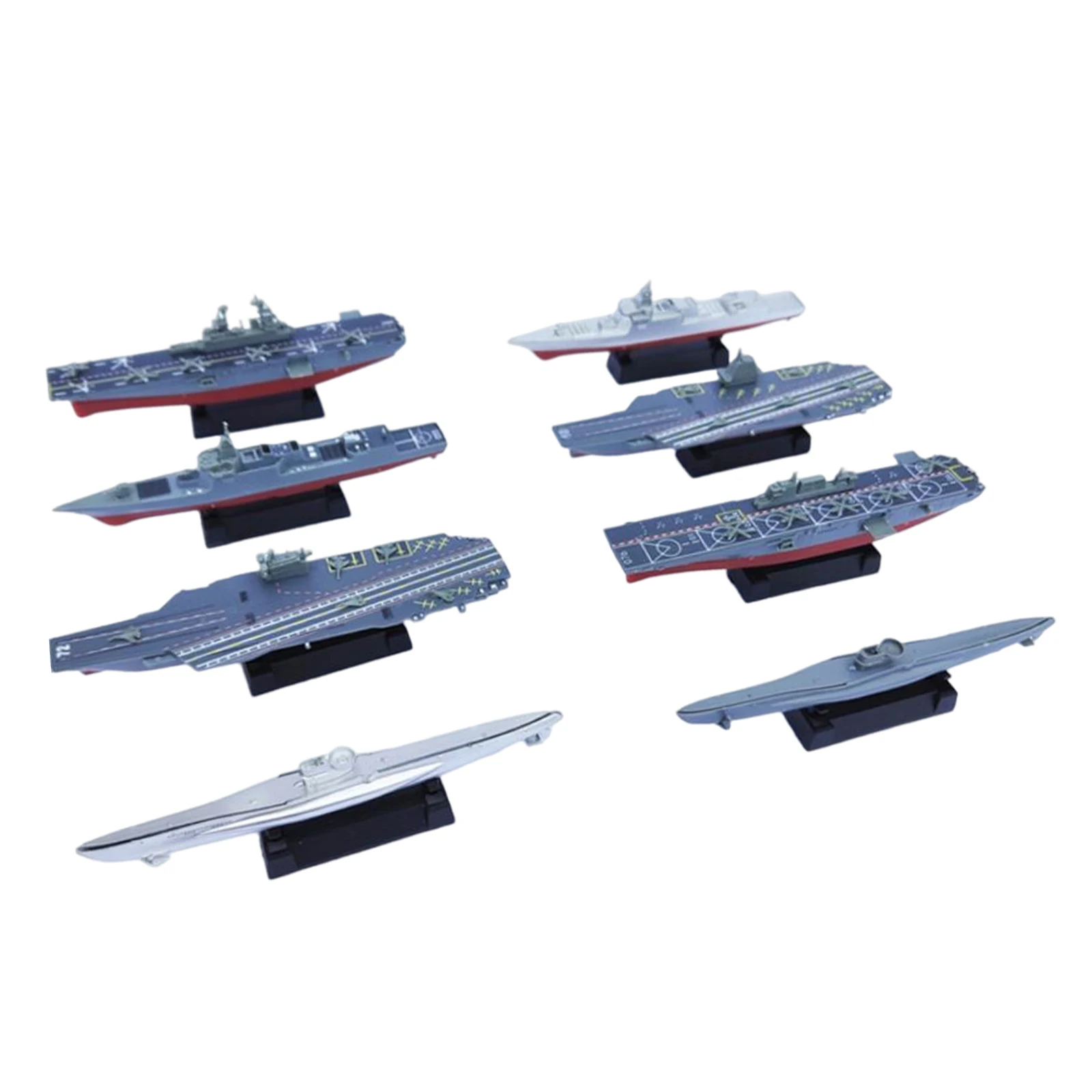 

8 Pieces 4D Puzzles Ship Model Jigsaw Toys Collection Educational Toys Aircraft Carrier Model for Girls Children Boys Kids Gifts