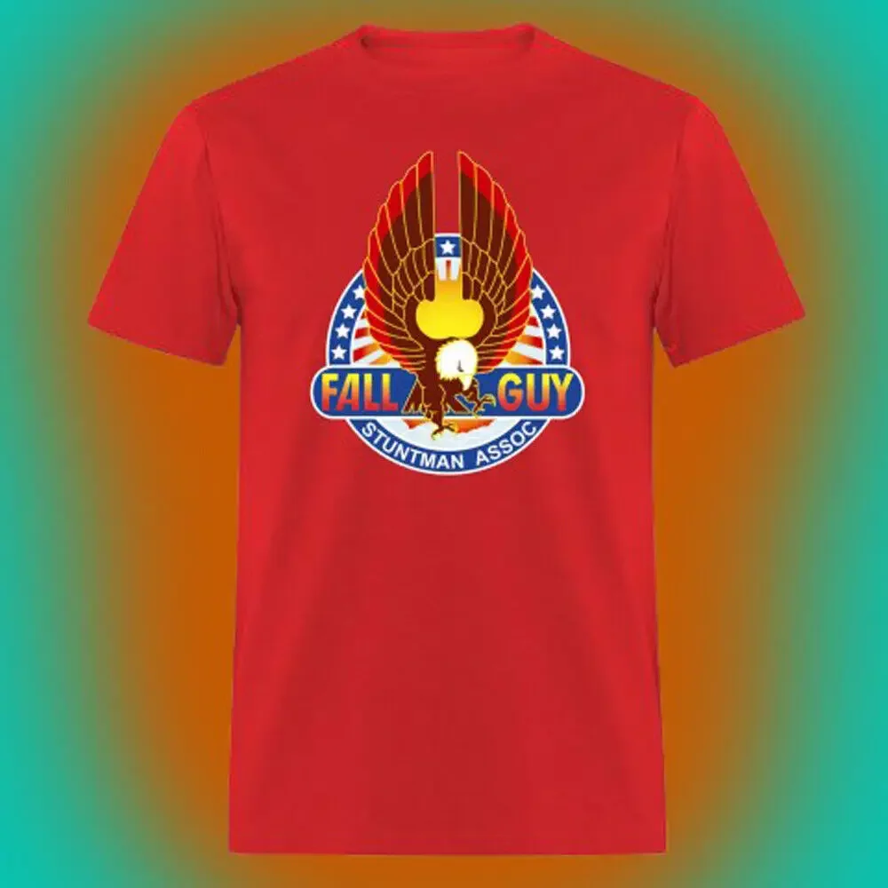 Мужская красная футболка для осени размеры от S до 5XL