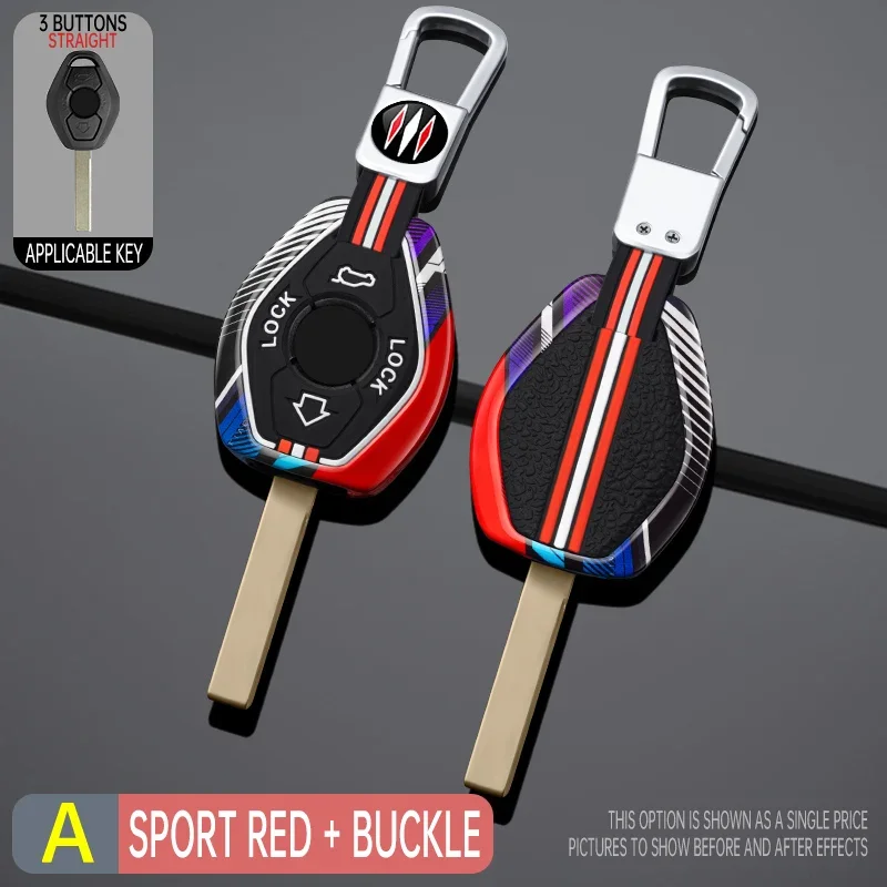 

Металлический чехол для ключа автомобиля Racing Style для BMW 3 5 7 серии X5 E53 X3 F83 E46 E39 E38 E60 E63 E61 E64 330i Z3 Z4 E85 E86 M5 325i