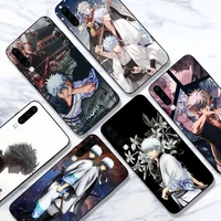 japan anime gintama phone case for huawei honor mate 10 20 30 40 i 9 8 pro x lite p smart 2019 y5 2018 nova 5t