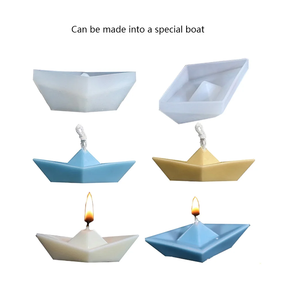 Силиконовая 3D форма для лодки многоразовая сделай сам ароматизированных свечей