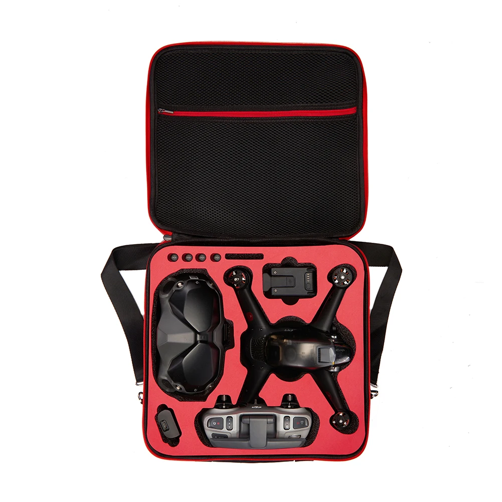 

Storage Bag Waterproof High Capacity Outdoor Carrying Case Travel With Handle Shoulder Strap Drone Accessories For DJI FPV Combo