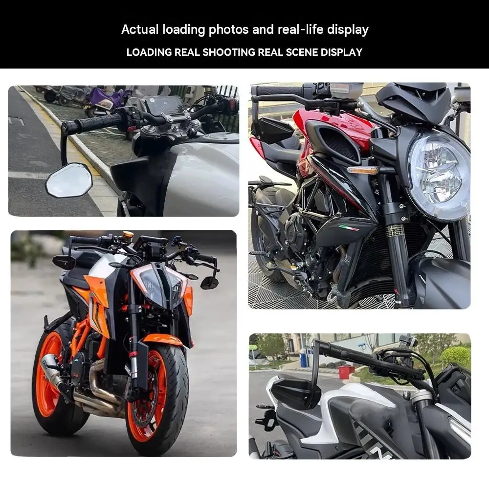 Фото Зеркало заднего вида для руля - подходит для QJMOTOR SRK125S SRK400S SRK600S №5
