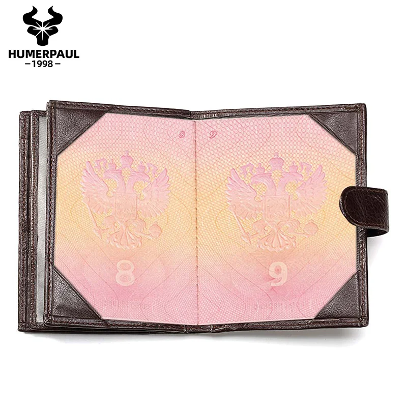 Travel Wallet Genuine Leather Men RFID Credit Cards Cover Fashion Women Bank Card Holder For Passport Travel Organizer Carteira