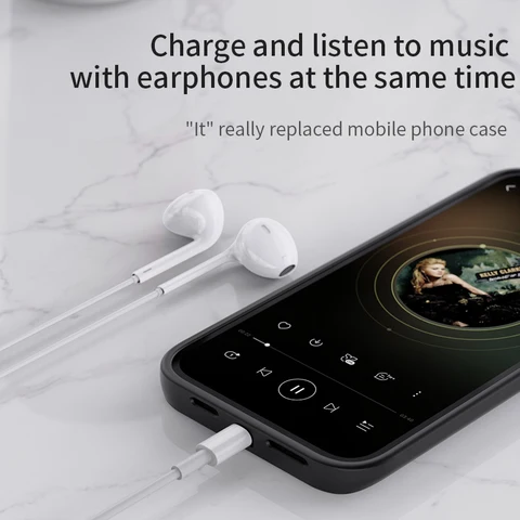 Чехол-зарядное устройство для iPhone 13 Pro Max, чехол для аккумулятора, силиконовый зарядный аккумулятор для iPhone 13, мини-чехол с аккумулятором