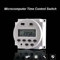durable plastic automatic power off ad timer programmable digital time switch 16 cycle onoff 12v timer control switch