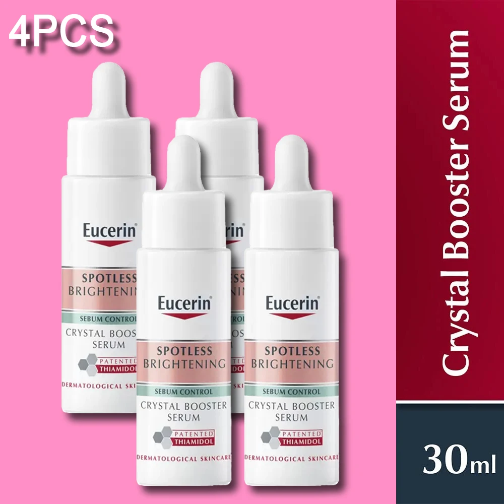 

4PCS Eucerin Spotless Brightening Crystal Booster Serum 30ml Remove Dark Spots and Brighten Skin Whitening Face Essence Oily